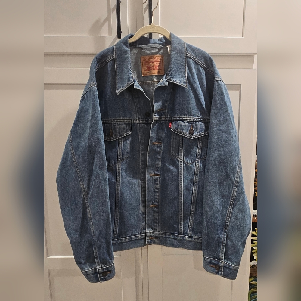 Levi's 70507 0389 Trucker Denim Jacket EUC, men's sz XL